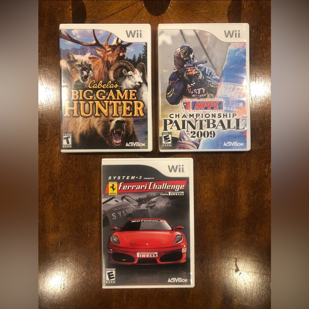 Nintendo Wii Games Lot
